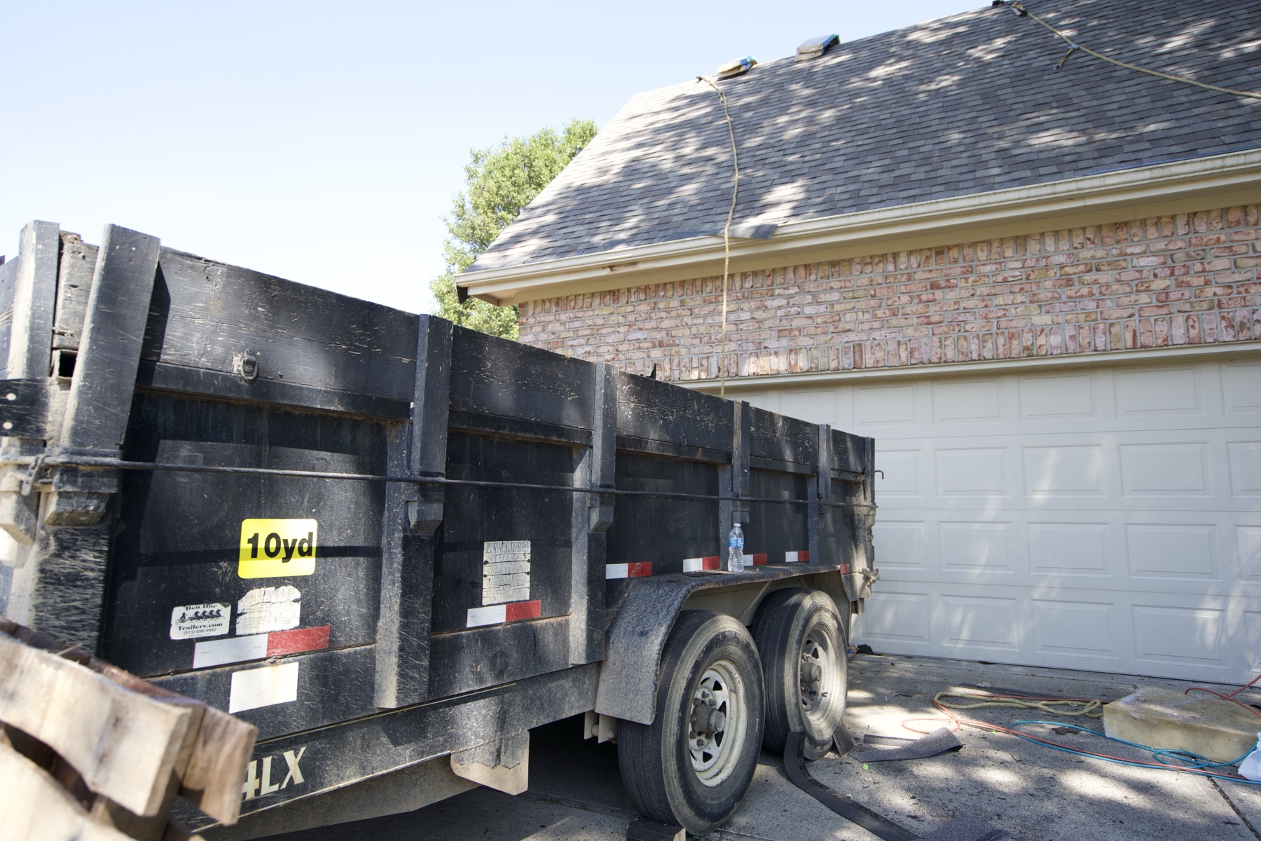 Liberty Township Roofing crew on a roofing project in Evendale, OH