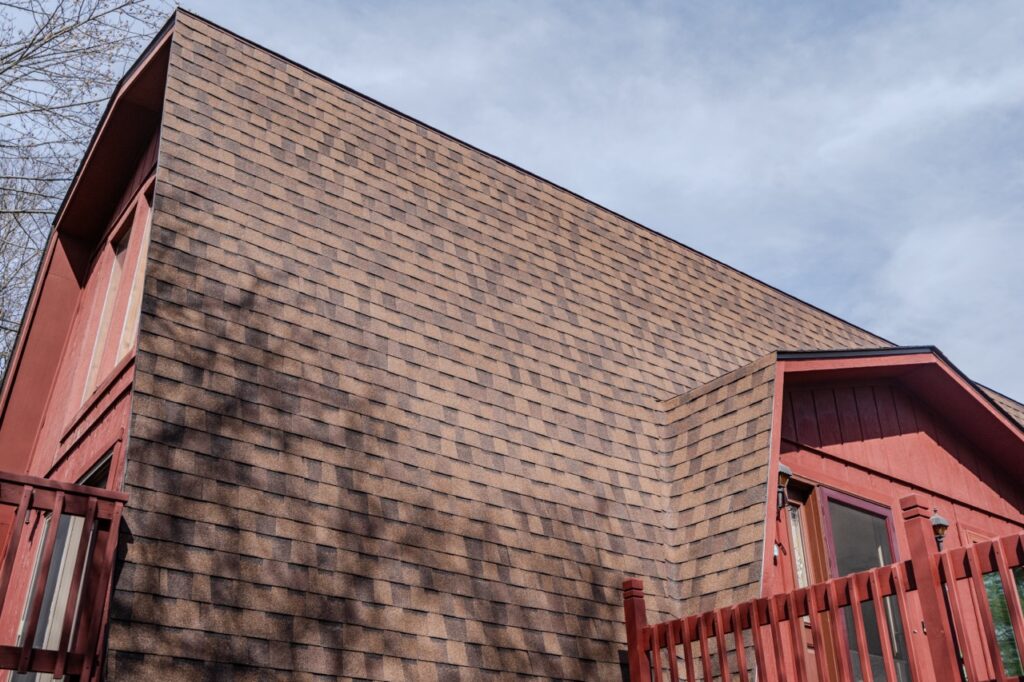 Mansard Roof after roof replacement